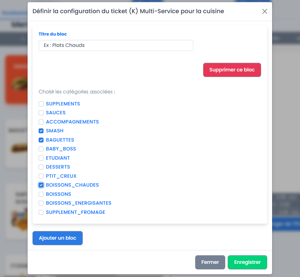 encaissement